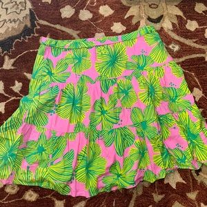 Vintage Lilly Pulitzer tiered pull on skirt